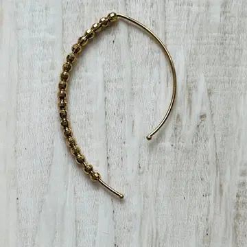 MIZUKI 바나나 후프 귀걸이 스몰 [ 한쪽 귀 ]