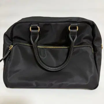 EDIT 블랙 나일론 숄더백