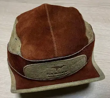 호주 스웨이드 가죽 캡 M 브라운 베이지