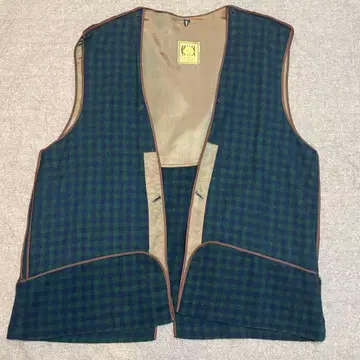 유로 빈티지 라이너 베스트 리버서블 바버 프랑스제