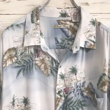 [레어] BatikBay 알로하 셔츠 XXL 올 패턴 HS108