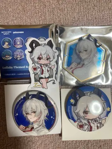 명조 잔니 [잠자는 노래] 시리즈 캔뱃지 아크릴 마그넷