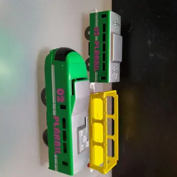 02 플라레일 그린/실버 동력차와 화차 포함