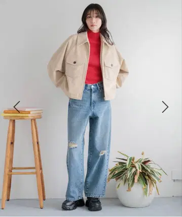 더블 페이스 숏 블루종 로리즈팜