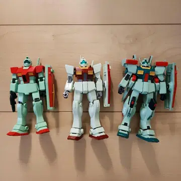HGUC 건담베이스 한정판 짐/짐II/짐III 세트 조립 완료