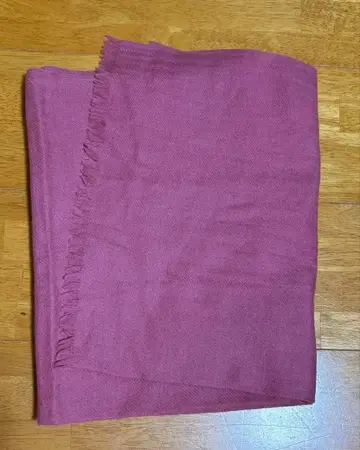 UNIQLO 100% 캐시미어 머플러 핑크