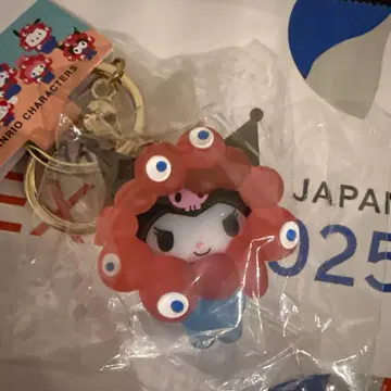 산리오 콜라보 미야쿠미야쿠 입체 마스코트 클리어 쿠로미