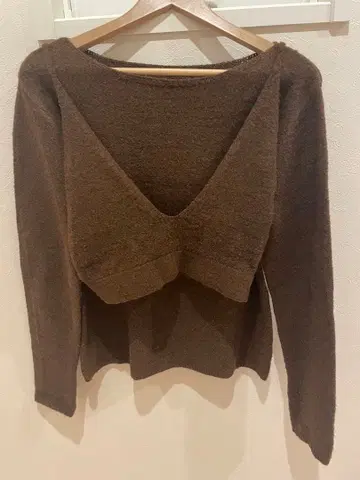 새상품 니트 브라운 니트