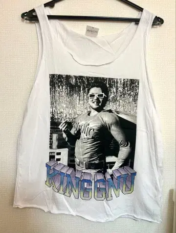 [ 미사용 새상품 ] King Gnu 이구치 리 카오틱맨 탱크탑 S