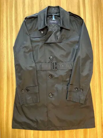 NEWYORKER 블랙 트렌치코트 S 사이즈