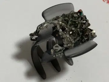 컴플렉스 비즈 디저트 클립 헤어 클립