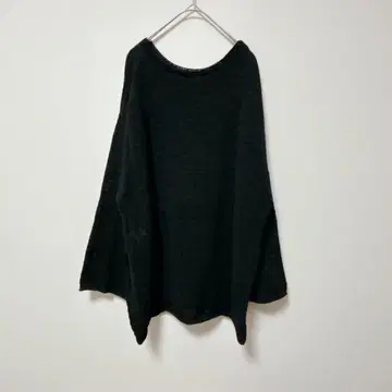 렙심 [ F ] 니트/튜닉 기장 면 빅 루즈 밑단 슬릿 가을/겨울 긴팔