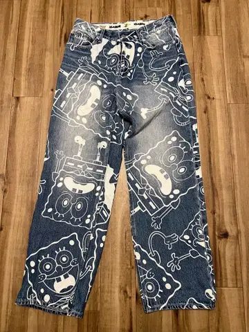XLARGE x SpongeBob DENIM PANTS