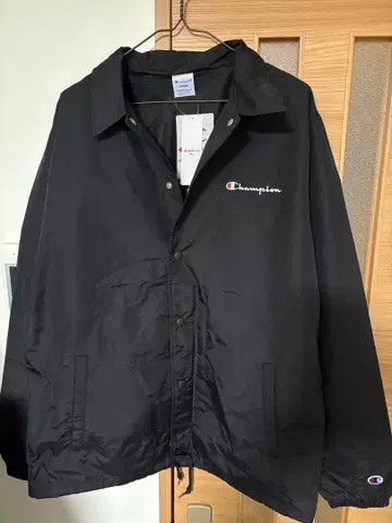 Champion 나일론 자켓 C3-R601 블랙 L 사이즈