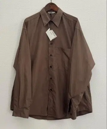 25AW AURALEE WASHED FINX TWILL BIG SHIRT
