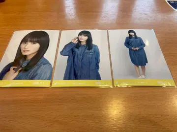 노기자카46 [ 엔도 사쿠라 ] 데님 원피스 브로마이드 3종 컴프