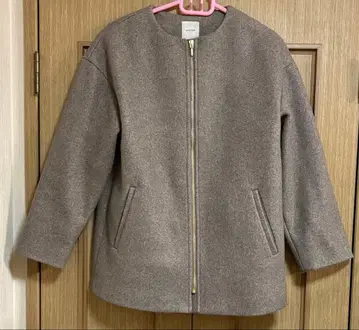 anyFam 파이버 울 노카라 코트