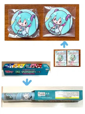 하츠네 미쿠 캔뱃지 클리어 포스터 세트