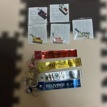 미야노 마모루 RE LIVING! 키링 4개 세트