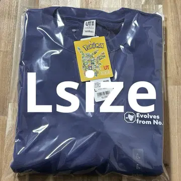 유니클로 포켓몬 스웨트 셔츠 L 사이즈 겐가 UT 컬렉션