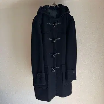 MUJI 무인양품 더플 코트 블랙 XL