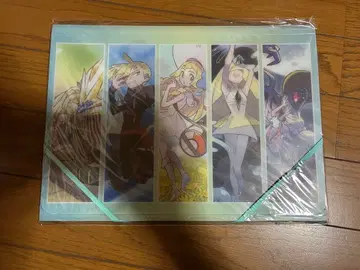 포켓몬 케이스입 A4 클리어 파일 5세트 리리에&글라디오&루자미네