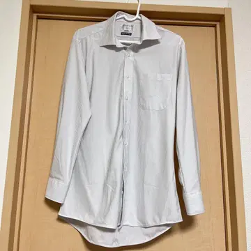 ORIHICA 슈퍼 논아이론 스트라이프 와이셔츠