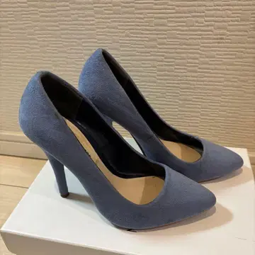라이트 블루 스틸레토 하이힐