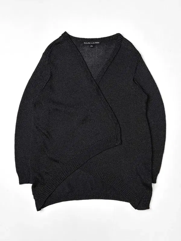 Ralph Lauren Black Label Women's Wrap Knit Cardigan PN5344