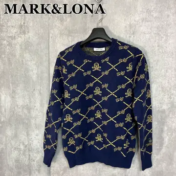 MARK&LONA 스컬 니트 스웨터 S