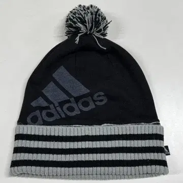 90s~00s adidas 폼폼 포함 리브 니트 모자 올드 아디다스