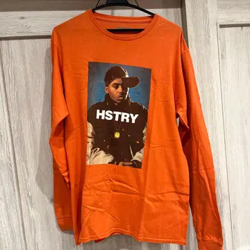 HSTRY 오렌지 롱 슬리브 T셔츠 M