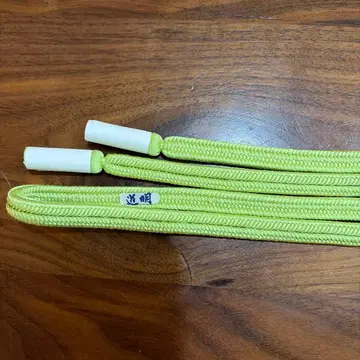 도묘 옐로우 그린 허리띠 미사용품