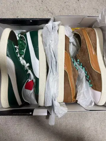 2켤레 세트 PUMA 스웨이드 VTG MIJ 28 28.5