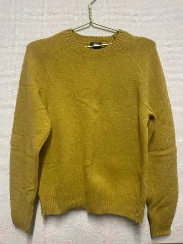 니트 스웨터 2가지 색상 세트 (머스타드, 그레이)