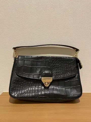 캣 인 더 클로젯 핸드백 블랙 가죽 지갑 기능