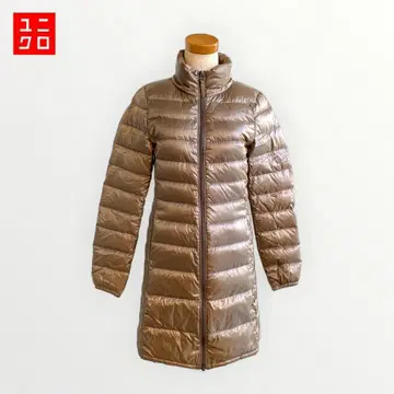 새상품급 [유니클로] 울트라 라이트 다운 발수 경량 방한 그레이지