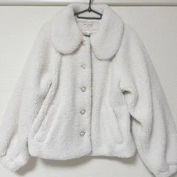 axes femme 2Way 보아 숏코트 화이트 프리 사이즈