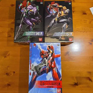 BANDAI 에반게리온 신극장판 프라모델 3체 세트
