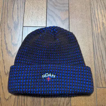 NOAH 니트 모자 브라운/블루