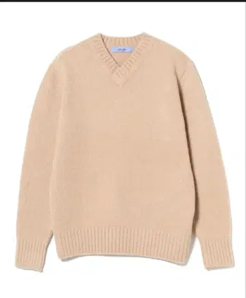 Blu Bre / 믹스 패브릭 V넥 니트