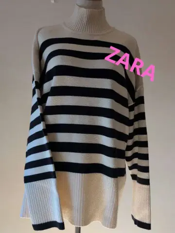 ZARA XL 새상품급! 스트라이프 니트