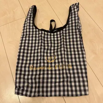 Maison de FLEUR 에코백 체크 무늬 잡지 부록