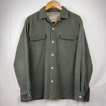 backers 바커스 코듀로이 오픈 카라 셔츠 개금 사이즈 L