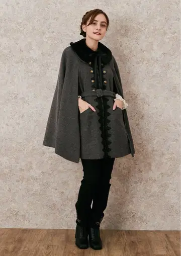 axes femme 클래식 케이프 코트