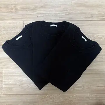 [ 3개 세트 ] GU 헤비웨이트 크루넥T(긴팔)