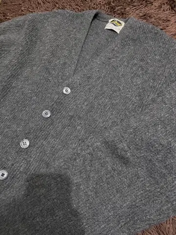 60s~70s 모헤어 가디건 그레이 USA제