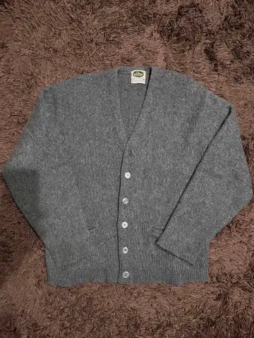 60s~70s 모헤어 가디건 그레이 USA제
