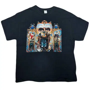 마이클 잭슨 dangerous 덴저러스 T셔츠 구제 의류