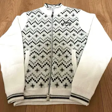 가격 인하 Callaway 여성용 스웨터 S 화이트